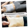 Alipis U-Shape Bamboo Pillow for Sauna Steam Room Stiff Spa