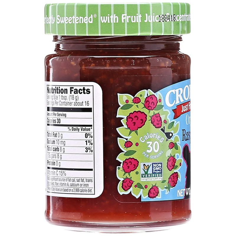 Crofter's Organic Raspberry Fruit Spread, 10 Oz Jar