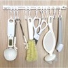 TTYGRHQ 2Pcs Multifunctional Slide Rail Hook, Adhesive Wall Hooks Rack