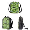 JOAIFO Green Jeep Print Backpack for Boys 8-12 Lunch Box