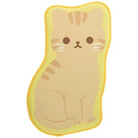 Meiho Drainer Mat, Kitchen, Tableware, Absorbent, Washable, Mini, Cat, Tea Tiger