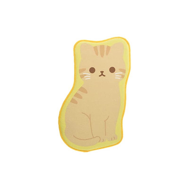 Meiho Drainer Mat, Kitchen, Tableware, Absorbent, Washable, Mini, Cat, Tea