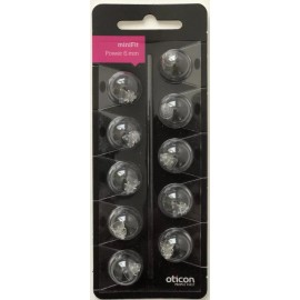 Oticon 1 Pack Oticon miniFit 6mm Power Domes For Hearing Aids. 10 Domes Total.