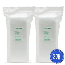 Innisfree 이니스프리 닦아 쓰는 화장솜 80매 2개 Innisfree Wipeable Cotton Pads 80 sheets 2 packs