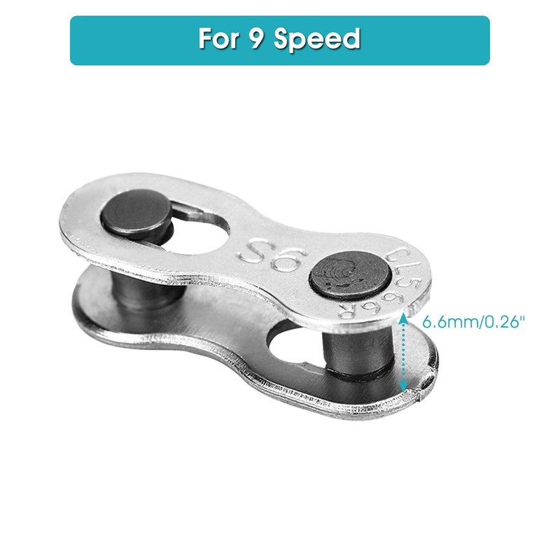 5 Pairs Bicycle Missing Link,9 Speed Bike Chain Link 9