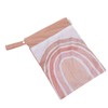 2pcs Hanging Diaper Bag Waterproof Double Pockets Zipper Closure Baby