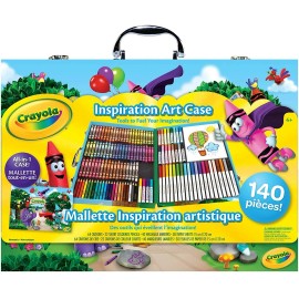 Crayola Inspiration Art Case, 140 Art Supplies, Crayons, Gift for Boys and Girls