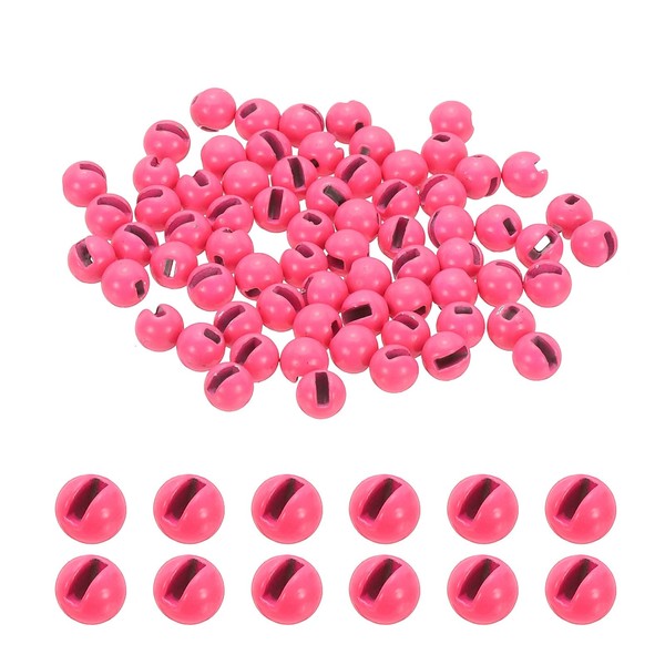 PATIKIL Fly Tying Tungsten Beads, 70 Pcs 5.5mm / 0.22