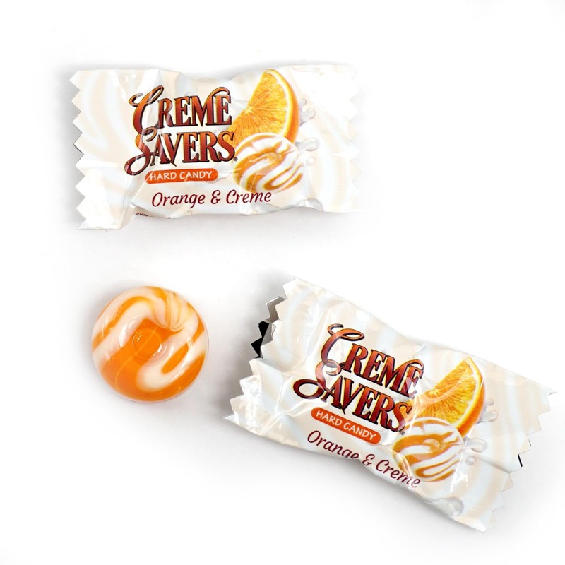 Cream Savers Strawberry & Cream and Orange & Cream, 6.25