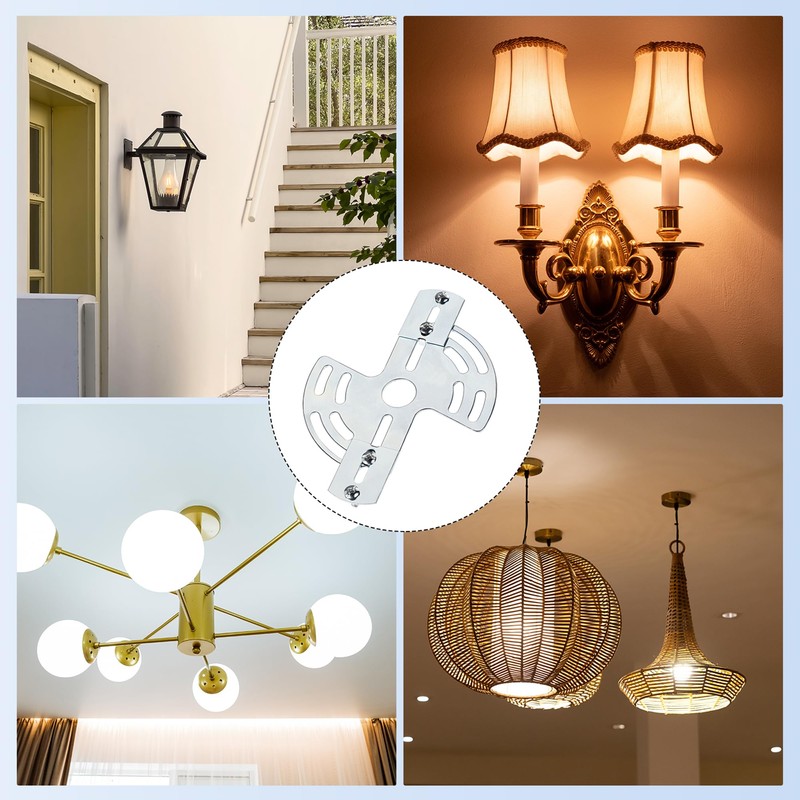 uxcell Light Crossbar Kit Adjustable Mounting Bracket Lamp Fixture for