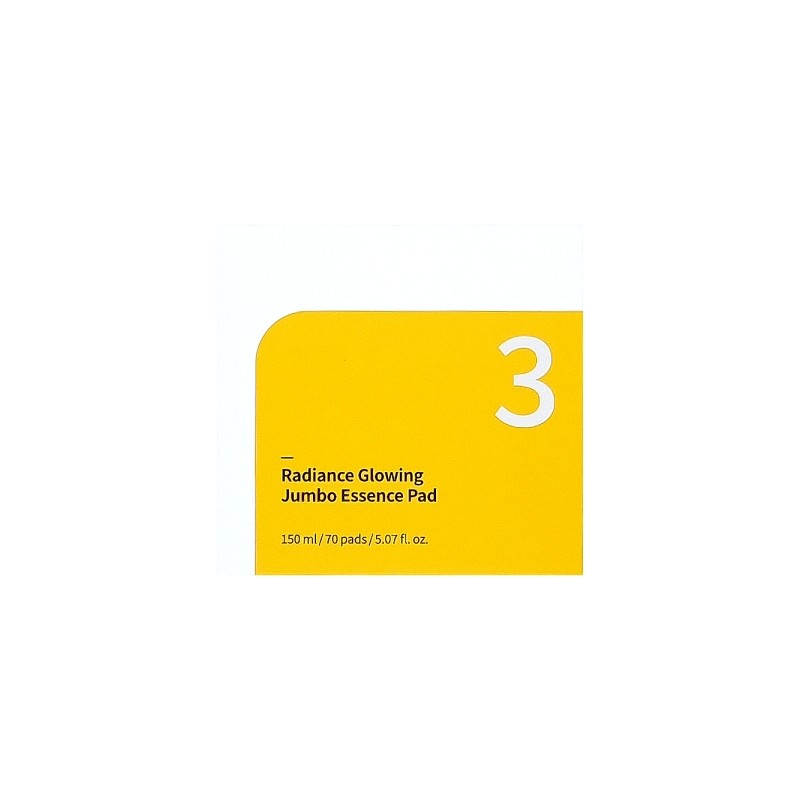 Numbersin No. 3 Clear Glow Essence Jumbo Pad 70 sheets