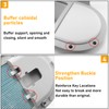 Abodvu Compatible with 2015-2022 Mini Cooper Sun Visor Vanity Mirror