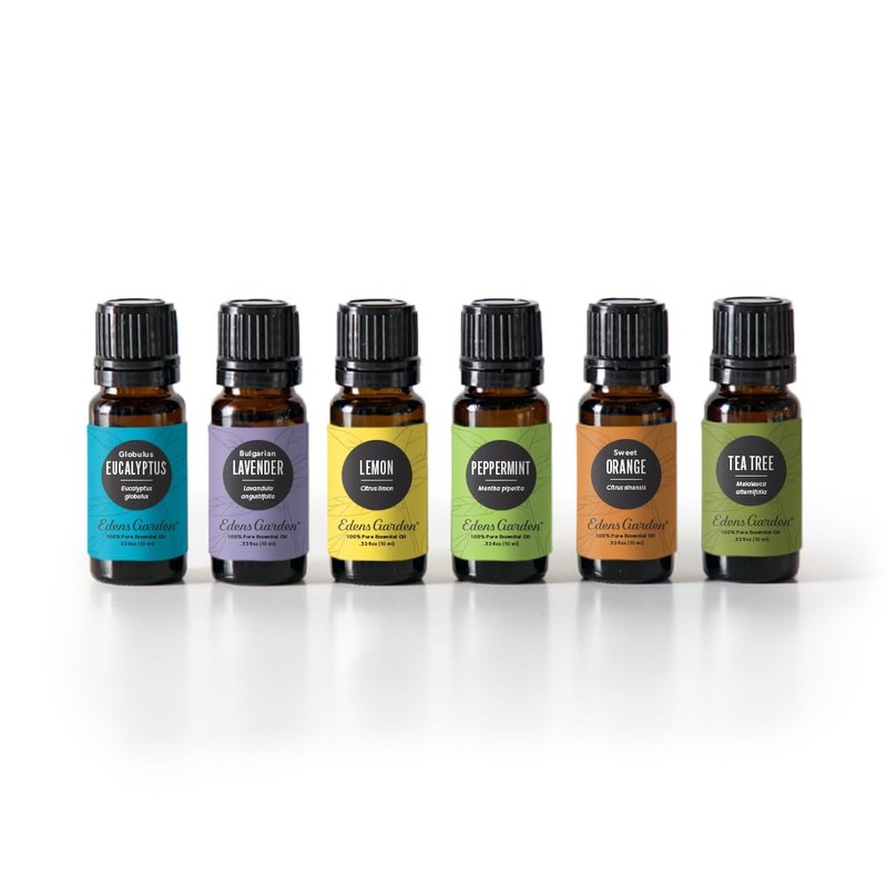 Edens Garden Top Essential Oils 6 Set – 100% Pure