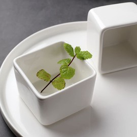 Zerodeko 2pcs Sugar Packet Holder Ceramic Tea Bag Bowl Sugar Bag Holder Sweetener Holder Coffee Sugar Bowl Coffee Station Organizer for Home Restaurant