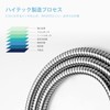 OFFO Shower Hose, Stainless Steel, 5.25 ft (1.6 m), Replacement,