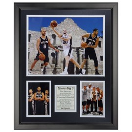 Legends Never Die San Antonio Spurs - Big Three Framed Photo Collage, 16" x 20"