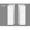 Littversions 48 Circuits 2 Pack Circuit Breaker Panel Directory Labels/Decals/Stickers,