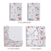 Beatrice Home Fashions Coastal Print Microfiber Sheet Set, Soft, Comfy,