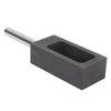 Graphite Ingot Mold with Handle Casting Melting Mold for Gold