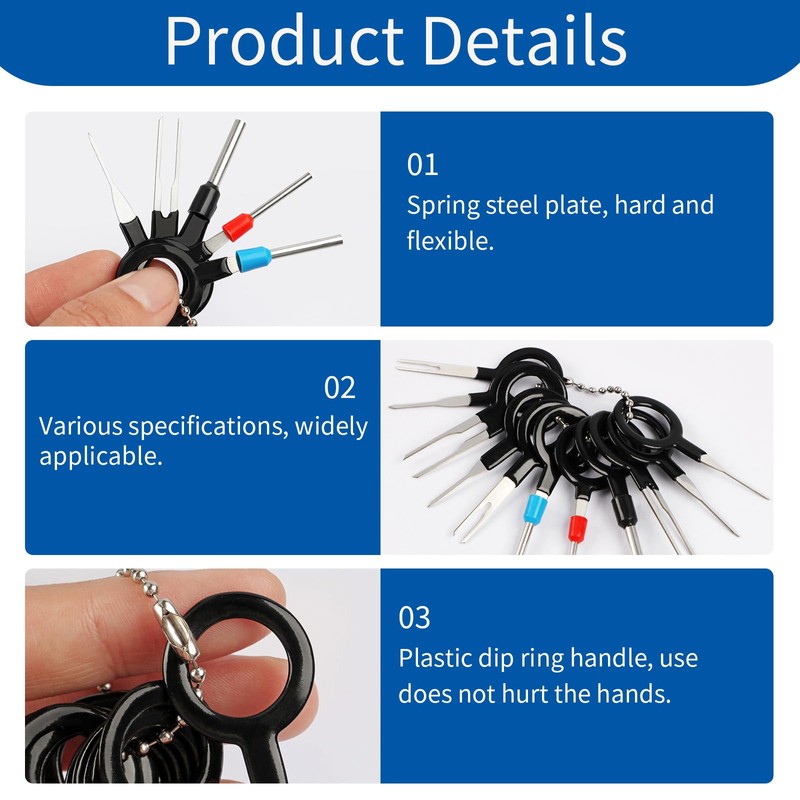 FHBHJNATC Tool Car Release Tool Set, Pin Tool Car Set