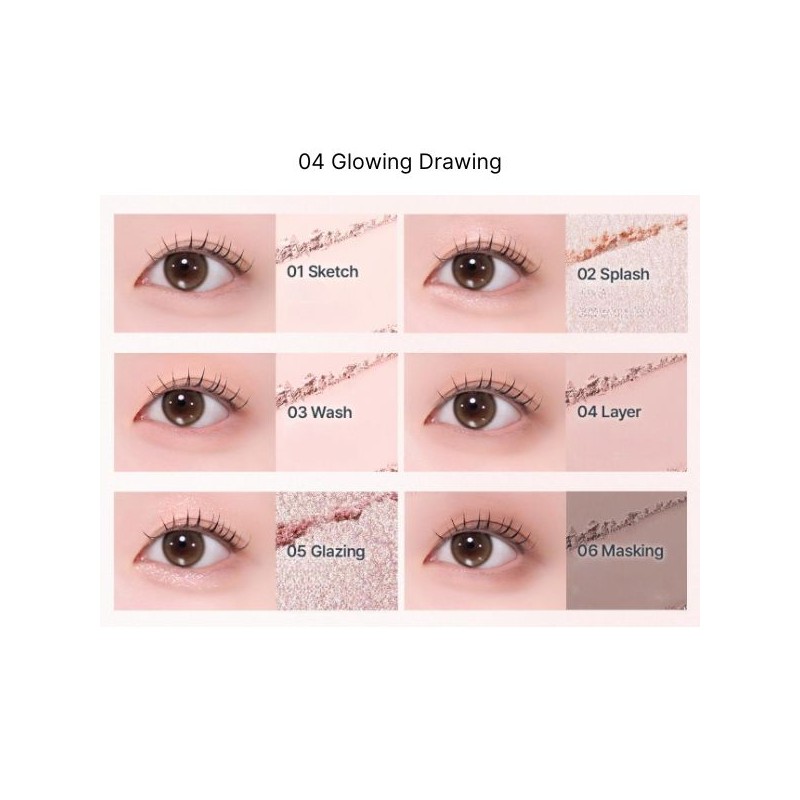 BBIA Last Eye Palette 5g, Color:04 Glowing Drawing