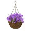 14" Resin Woven Hanging Basket, Espresso Brown, Hangings Basket
