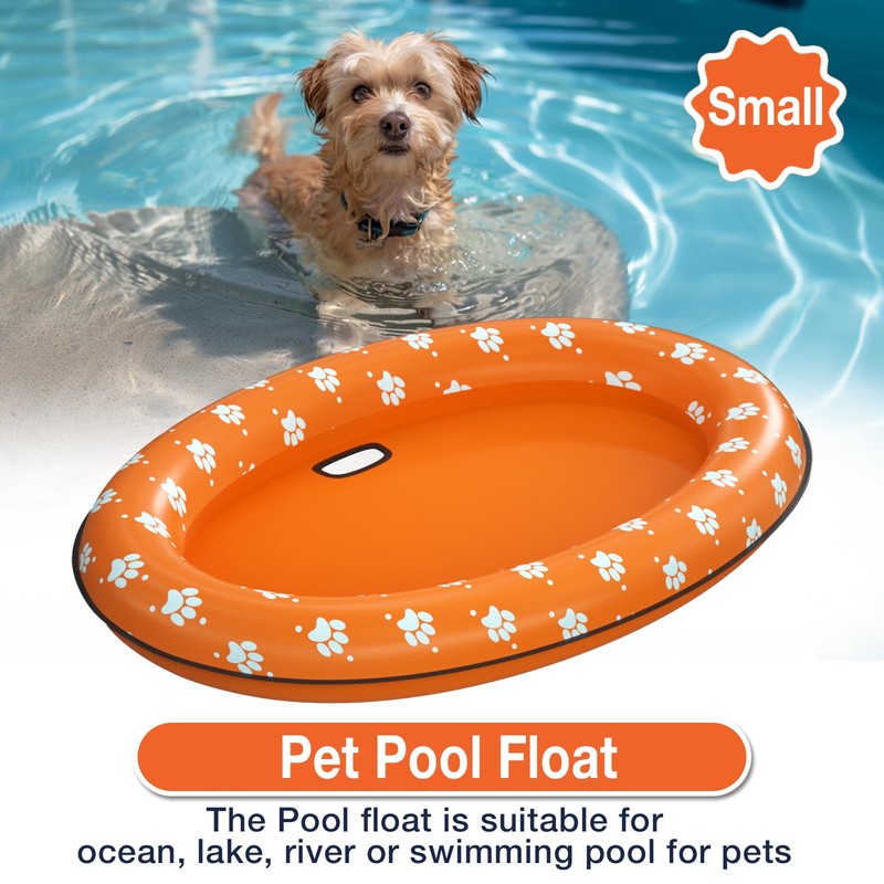 Pet Soft Dog Float Raft - Inflatable Dog Swimming Float