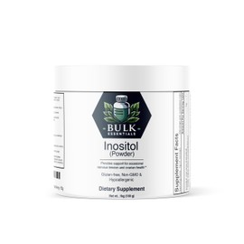 Bulk Essentials Inositol Powder - Inositol Supplement - Vitamin B8 Powder - Myoinositol - Unflavored & Gluten Free - 1000mg per Serving - 100g