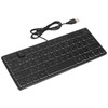 64 Keys RGB Backlit Keyboard USB Wired Gaming Keyboard Portable