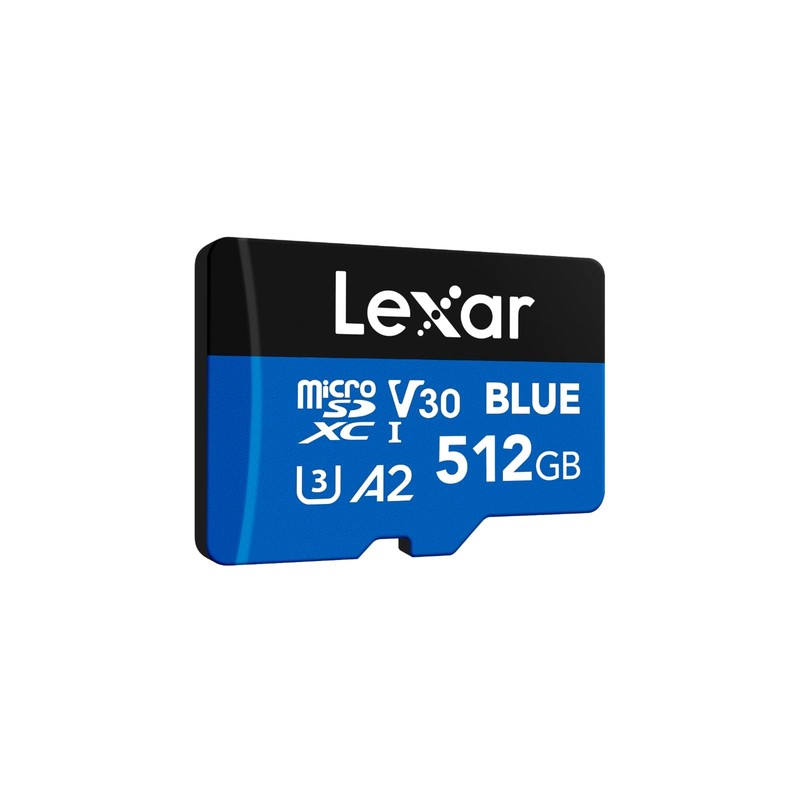 Lexar 512GB Blue Micro SD Card Up to 160MB/s, microSDXC