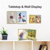 HIKWADERY 8x10 Picture Frame Double Hinged Folding, Elegant Thin Edge