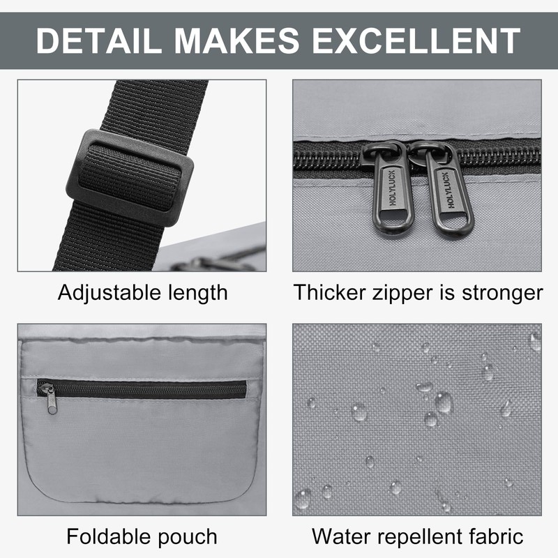 HOLYLUCK Foldable Travel Duffel Bag For Women & Men Luggage