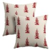 Miaoquhe Christmas Throw Pillow Covers 18X18 Inches Set of 2