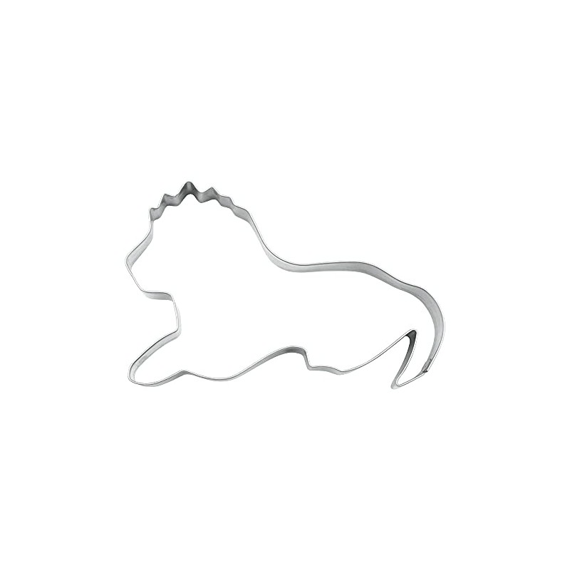 BekkiB - 880732 Lion Cookie Cutter, Approx. 9 cm, Stainless