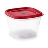 Rubbermaid Easy Find Vented Lid Food Storage Containers 7-Cup Red