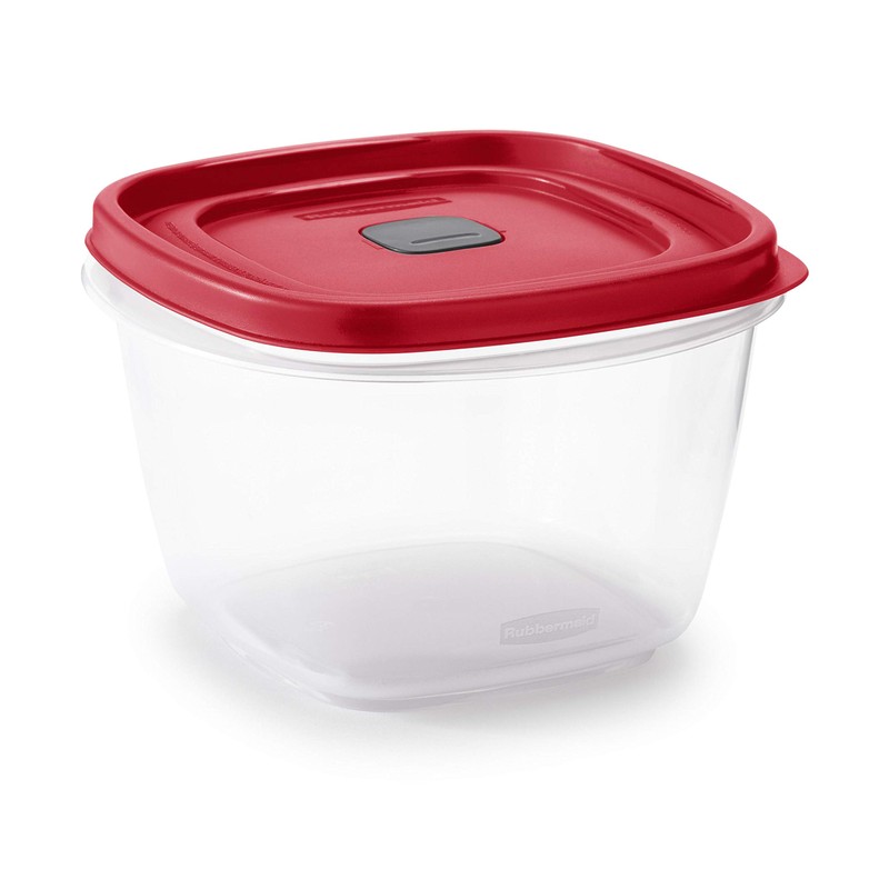 Rubbermaid Easy Find Vented Lid Food Storage Containers 7-Cup Red