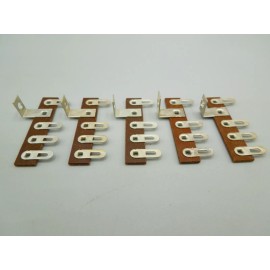 Unbranded Terminal Strip 4 Lug, 0 Lug Common Phenolic Terminal Strip NOS (#115) (QTY  5)