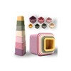 Kinderoo Silicone Stacking Nesting Cups, Square