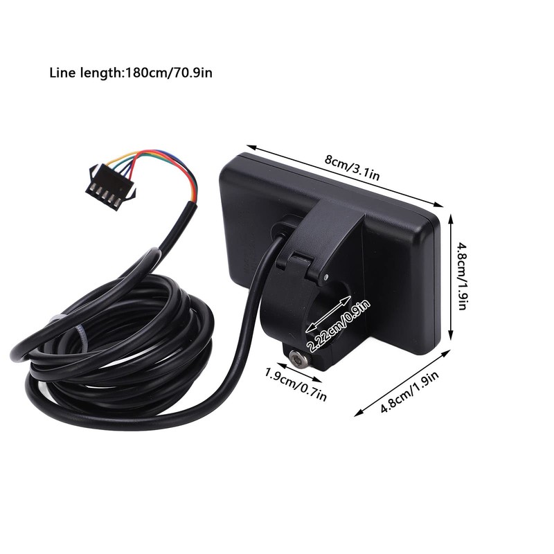 Electric Bike LCD Display Panel, Display Meter Control Panel, Large
