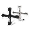 2PCS Water Key 4 Ways Water Meter Key, Steel Sillcock