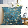DJKKiTTQ Compatible with Pattern Decorative Cushion Cover (Almond Blossom), The