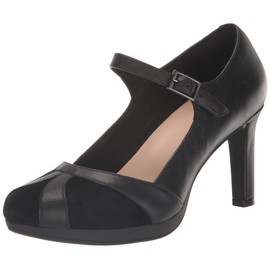 Clarks Women's Ambyr Light Pump, Black Combi, 8.5