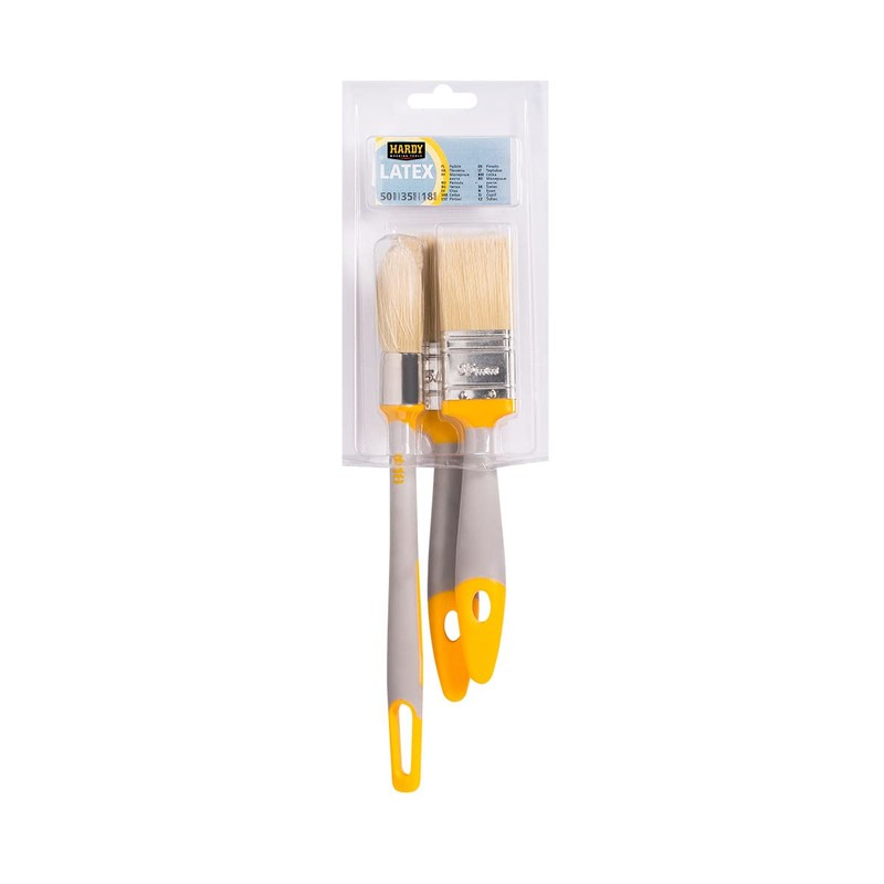 Hardy Set of 3 Brushes 18 mm 35 mm 50