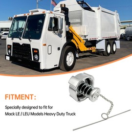 Vented Fuel Cap Fit for Mack LE/LEU Models Heavy Duty Truck, Diesel Fuel Tank Cap Replace 8333 PAI8333 16MF325 20828883 MAK16MF325 EFC-8333