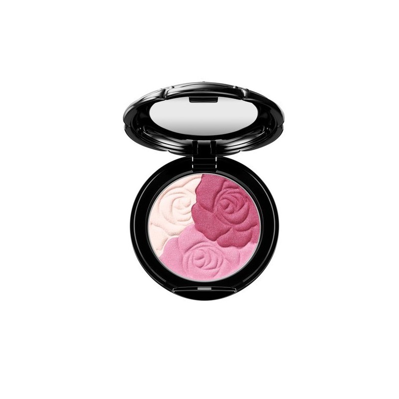 Rose face color + pocket brush (+ lipstick tray) 01