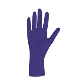 UNIGLOVES UNIGLOVES Cobalt Pearl Nitrile Examination Gloves - Multipurpose, Powder Free and Latex Free Disposable Gloves - Box of 100 Gloves, Cobalt, Large (GP1014)