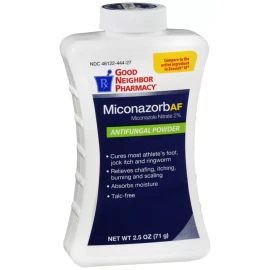 GNP MICONAZORB AF 2% TALC-FREE POWDER 2.5 OZ  COMPARE TO ZEASORB