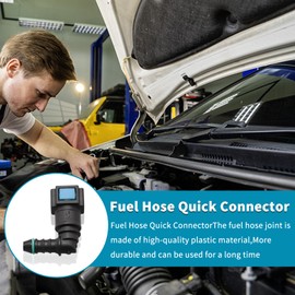 Mtanlo Fuel Hose Fuel Hose Quick Connector 90 Degree Plastic 7.89mm ID6 Connector Petrol Hose Petrol Hose