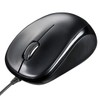 Sanwa Direct 400-MA050BK Silent Mouse, Silent, Blue LED Mouse, Wired,