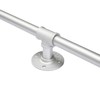 DIYHD 13FT Silver Staircase Handrail Wall Mount Banister Hand Railing